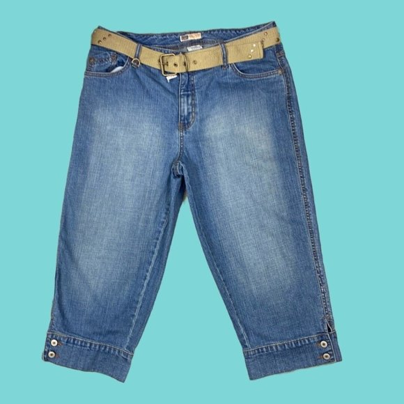 Vintage Faded Glory Denim Capris - Picture 1 of 4